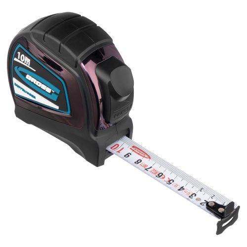 Рулетка "Doppelhaken",10 м x 25 мм,двухсторонний зацеп,Нейлон,двусторонняя шкала,автоматическая фиксация Gross фото 3