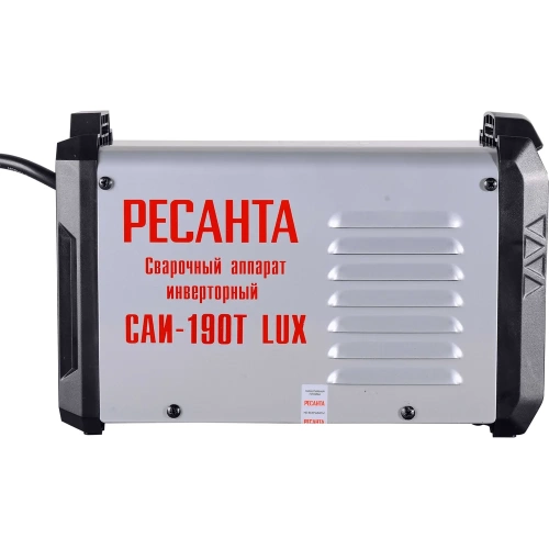 Сварочный инверторный аппарат Ресанта САИ-190Т LUX 65/70 фото 6 Сварочный инверторный аппарат Ресанта САИ-190Т LUX 65/70 фото 6