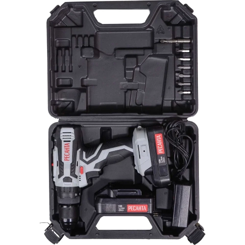 Аккумуляторная дрель-шуруповерт Ресанта ДА-18-2ЛК-У 75/14/6 фото 9