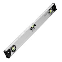 Уровень алюминиевый "Рельс", 600 мм, 3 глазка (1 поворотный) Matrix