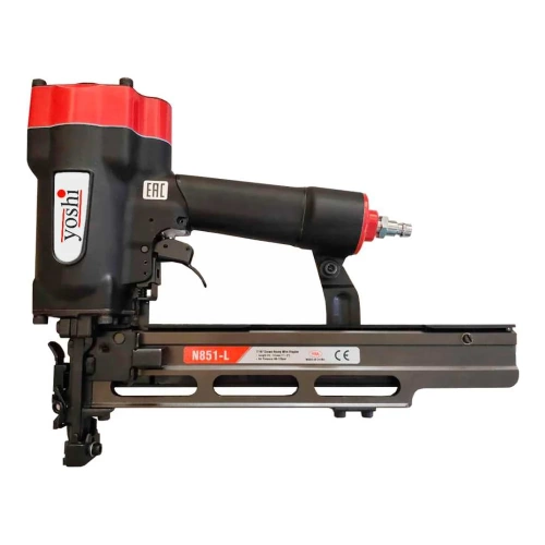 Скобозабивной пистолет пневматический Yoshi N851-L (тип L, длина скобы 19–50 мм) МБ000024658