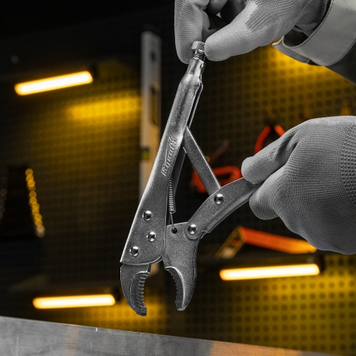 Зажим ручной, 250 мм, полукруглый захват Sparta фото 10