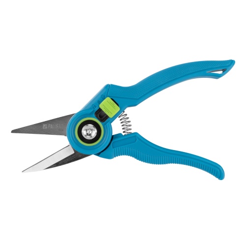 Секатор цветочный, 215 мм, регулировка захвата, пластиковые рукоятки, LUXE Palisad фото 3