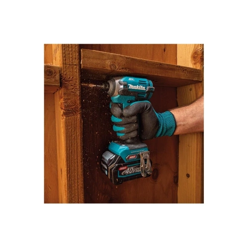 Ударный аккумуляторный шуруповерт Makita XGT BL 40В, XPT, 1/4", 210 Нм, 4+1 Т режим TD003GZ фото 5
