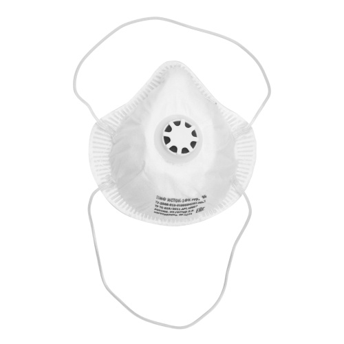 Полумаска фильтрующая формованная, модель "Исток", с клапаном выдоха, FFP2 NR фото 7