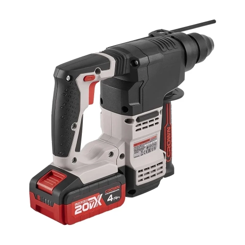 Аккумуляторный перфоратор CROWN CT28001HX-4 BMC фото 5