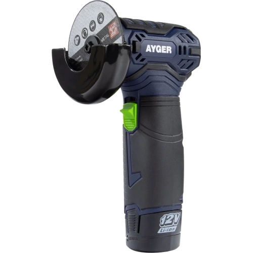 Машина углошлифовальная аккумуляторная AYGER AG12 фото 4