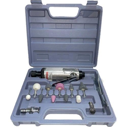 Шлифмашина прямая цанговая пневматическая BYAROSS с набором шлифовальных головок FS41BK фото 5 Шлифмашина прямая цанговая пневматическая BYAROSS с набором шлифовальных головок FS41BK фото 5