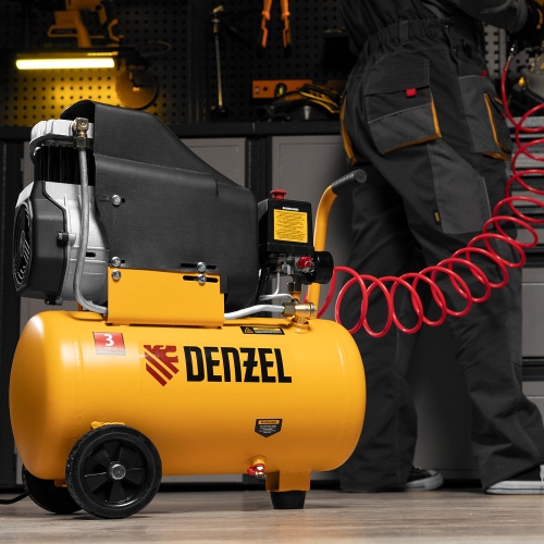 Компрессор воздушный DLC1300/24 безмасляный 1.3 кВт, 24 литра, 206 л/мин Denzel фото 46 Компрессор воздушный DLC1300/24 безмасляный 1.3 кВт, 24 литра, 206 л/мин Denzel фото 46