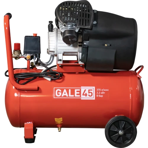 Компрессор поршневой масляный Aurora GALE-45 40л, 300л/мин-на входе, 1,8 кВт, 230В 38212 фото 8
