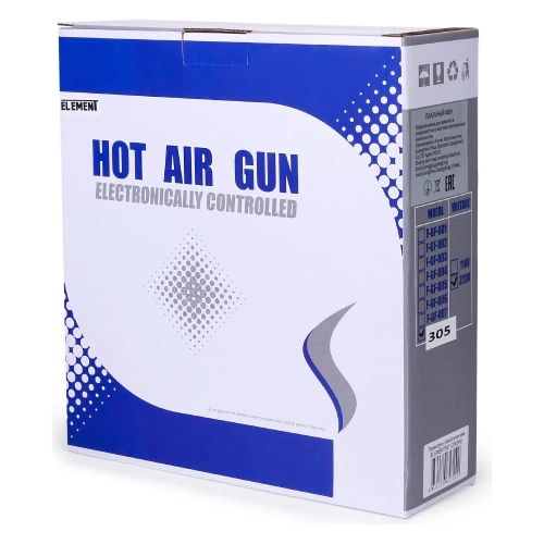 Термофен электрический ELEMENT 305 (2000W) 18908 фото 5 Термофен электрический ELEMENT 305 (2000W) 18908 фото 5