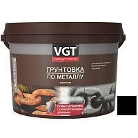 Грунтовка по металлу VGT ВД-АК-0301 черная 0,6 кг
