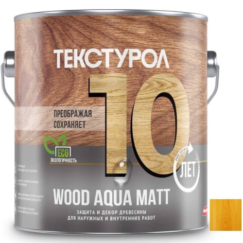 Средство для защиты древесины Текстурол Wood Aqua Matt 13929 Сосна 2,5 л