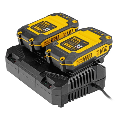 Устройство зарядное для аккумуляторов двухпортовое BCH-20-4.0x2, Li-Ion, 20 В, 4.0 А Denzel фото 12