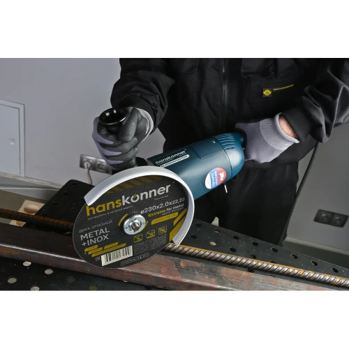 Болгарка (УШМ) Hanskonner HAG22230B фото 4