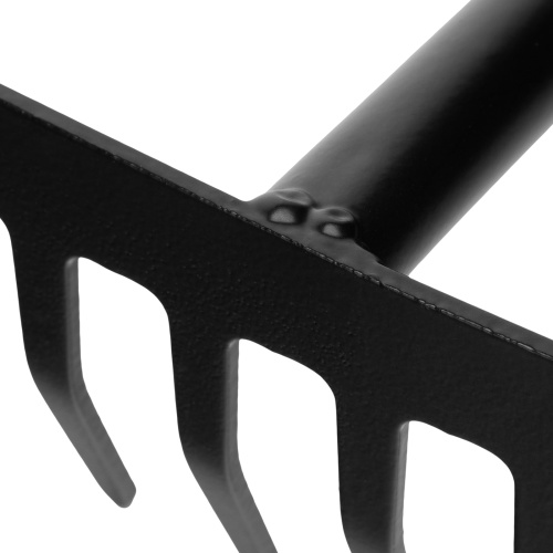 Грабли 6-зубые, 110х300 мм, стальные, обрезиненная эргономичная рукоятка, LSR1, Palisad фото 5