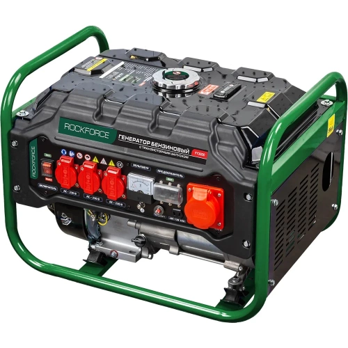 Генератор бензиновый с транзисторным запуском Rockforce 15л, 830-2500Вт, 7л.с RF-FY3000(60802)