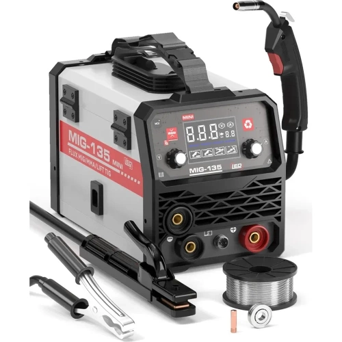 Инверторный сварочный аппарат полуавтомат ANDELI MIG-135MINI ADL20-214 фото 4 Инверторный сварочный аппарат полуавтомат ANDELI MIG-135MINI ADL20-214 фото 4