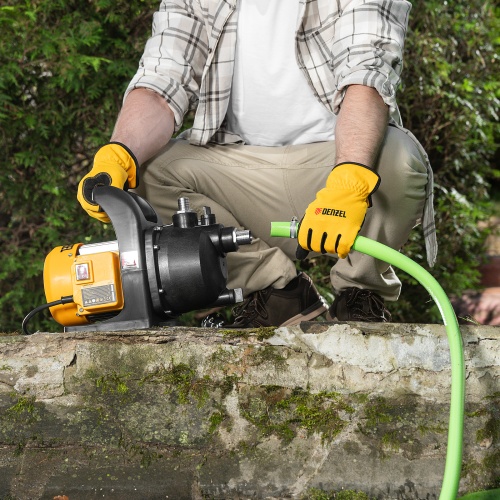Садовый поверхностный насос GPL600, 600 Вт, 3000 л/ч, подъем 35 м, пластик Denzel фото 19