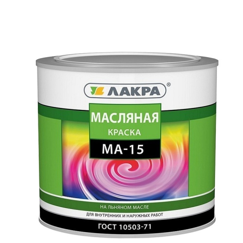 Краска масляная Лакра МА-15 белая 1,9 кг Краска масляная Лакра МА-15 белая 1,9 кг