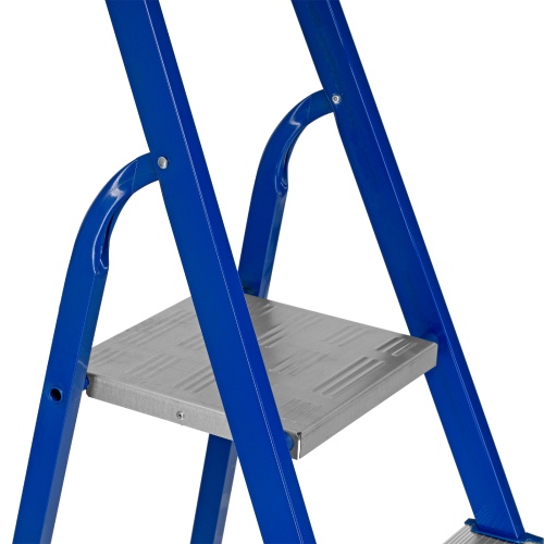 Стремянка, 8 ступеней, стальной профиль, алюминиевые ступени Сибртех фото 7