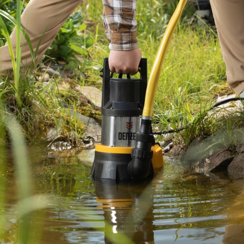 Дренажный насос DP1400X, 1400 Вт, подъем 11 м, 25000 л/ч Denzel фото 11