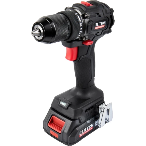 Аккумуляторная дрель Elitech CD 20SL2 (20В, 2х2Ач, 60Нм, BL) HD 205717 фото 3 Аккумуляторная дрель Elitech CD 20SL2 (20В, 2х2Ач, 60Нм, BL) HD 205717 фото 3