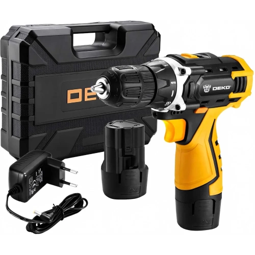 Аккумуляторная дрель DEKO 12В + набор 63 инструмента в кейсе DKCD12FU-Li 2.0Ahx2 63 tools + 063-4094 фото 7