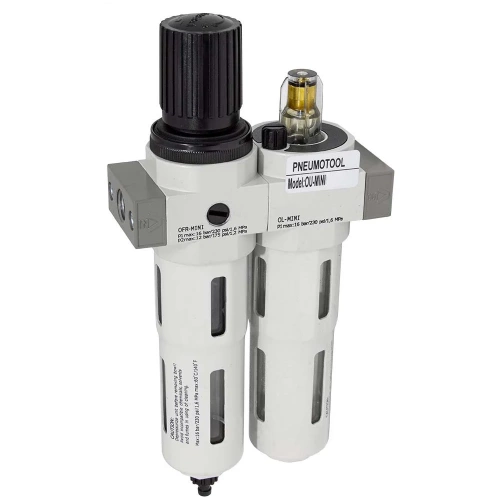 Блок подготовки воздуха PI TOOLS OU-PIT-MINI-G3/8", 1200 л/мин, металлический корпус 3590 фото 3