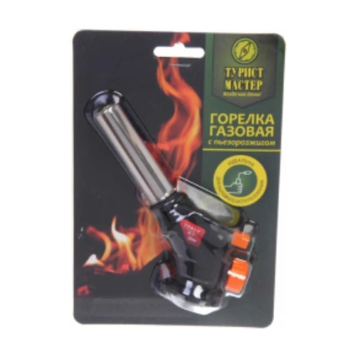 Горелка газовая портативная с пьезоподжигом, подогрев топлива Турист мастер 508C 860-510