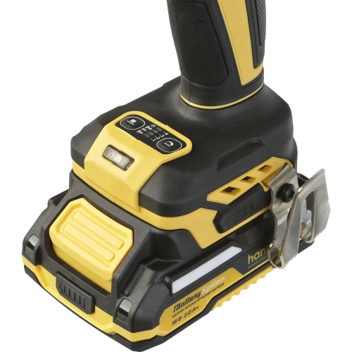 Винтоверт Hanskonner удар б/щ, 18В,1BatterySystem, 280Нм,1/4",2x2Ач, кейс HCD20280BLWC фото 8