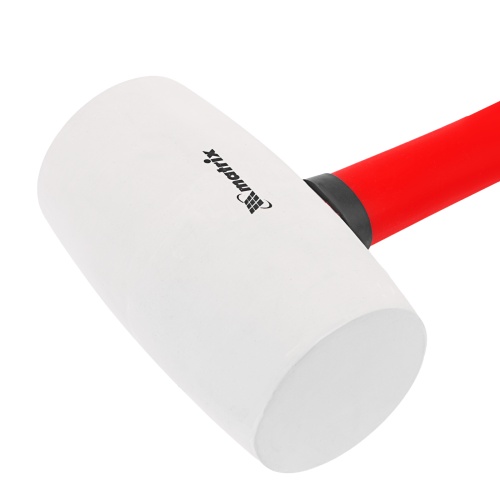 Киянка резиновая, 910 г, белая резина, фибергласовая рукоятка Matrix фото 5