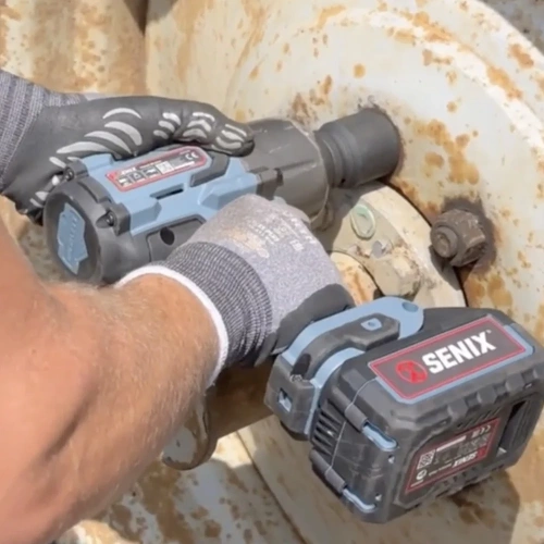 Импульсный гайковерт SENIX X2 20В 1/2'', 1350 Нм, акб 8Ач, зу 6А PDWX2-M4-EU фото 3