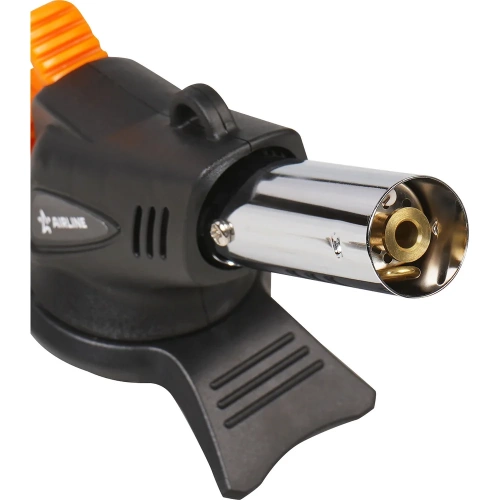 Горелка газовая Airline на цанговый баллон, пьезоподжиг, анти-вспышка, сопло D20x60 мм, боковая подставка-защита рук ADTG014 фото 9