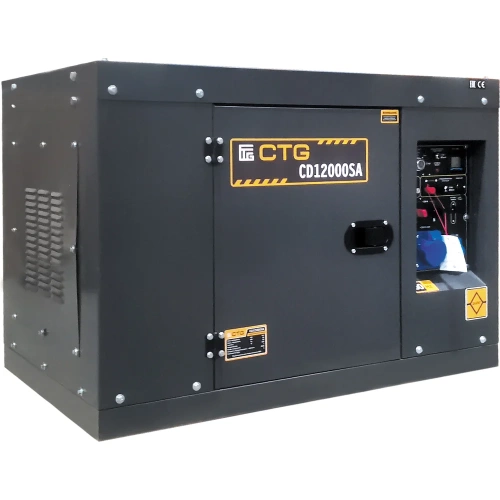 Генератор дизельный CTG CD12000SA (кожух) 4687205841308 фото 3