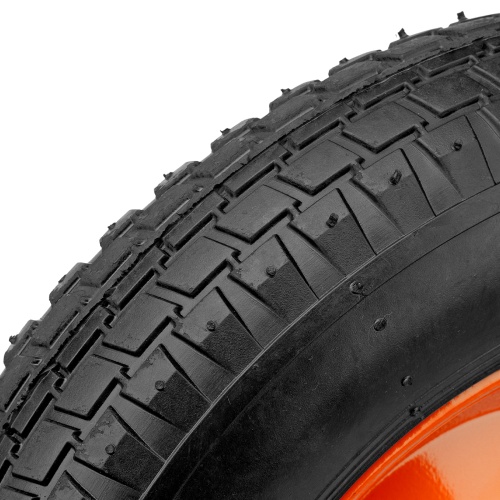 Колесо пневматическое 4.80/4.00-8 D 380 мм, внутренний подшипник D 12 мм, длина оси 80 мм Palisad фото 4