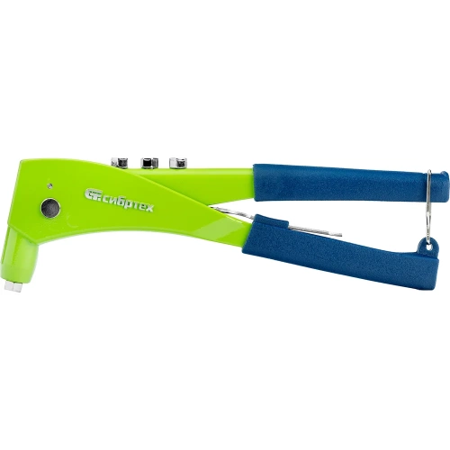 Заклепочник СИБРТЕХ 250 мм, литой корпус, заклепки 2,4-3,2-4,0-4,8 мм 40545 фото 11