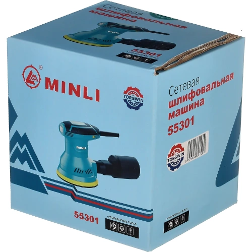 Эксцентриковая шлифмашина MINLI 125мм, 350Вт / 55301 фото 3 Эксцентриковая шлифмашина MINLI 125мм, 350Вт / 55301 фото 3