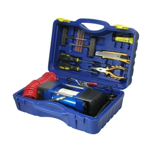 Компрессор МАЯКАВТО AC625ma 2х-поршневой, в кейсе, с набором инструментов AC625ma фото 3