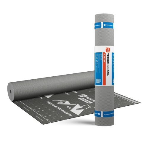 Мембрана гидроветрозащитная диффузионная ТЕХНОНИКОЛЬ МАСТЕР ВЕНТ 130, 1,5 м, 75 м2
