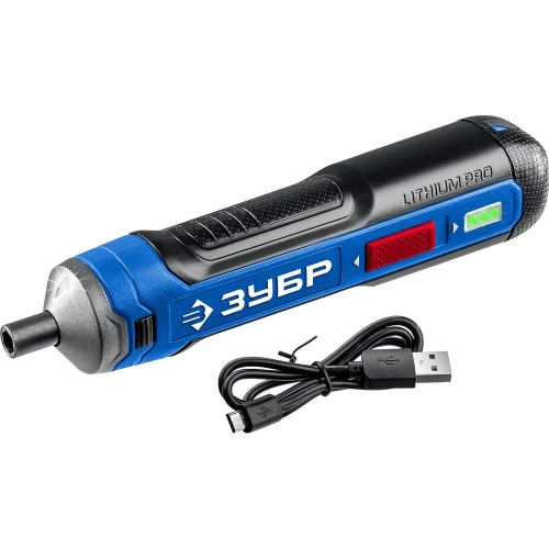 Аккумуляторная отвертка ЗУБР Профессионал 4 Vmax, в коробке PSD-4