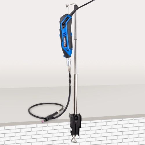 Гравер электрический ручной с набором аксессуаров Forsage (130W, 220V, 10000-32000об/мин, цанга 2.3, 3.2мм) в кейсе F-GM10-150E(28422) фото 6