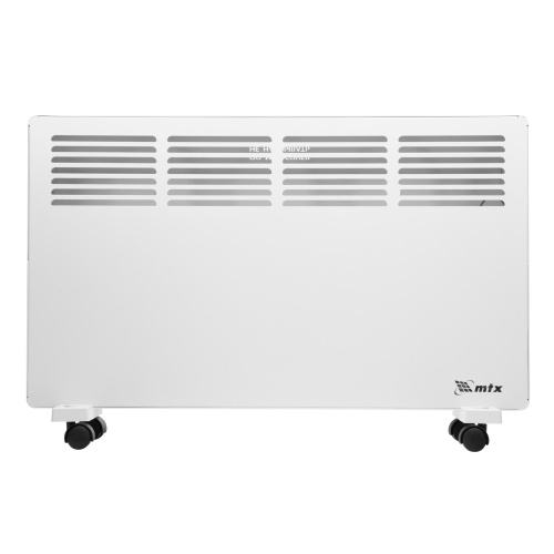 Конвектор электрический КМ-2000.2, 230 В, 2000 Вт, X-образный нагреватель, колеса, термостат MTX фото 3