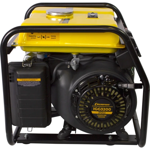 Генератор Champion 3,2/3,5кВт, 7лс, 5,7л, 26кг IGG3200 фото 5