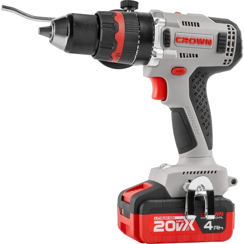 Аккумуляторный ударный шуруповерт Crown bl CT21093HMX-4 BMC фото 4 Аккумуляторный ударный шуруповерт Crown bl CT21093HMX-4 BMC фото 4
