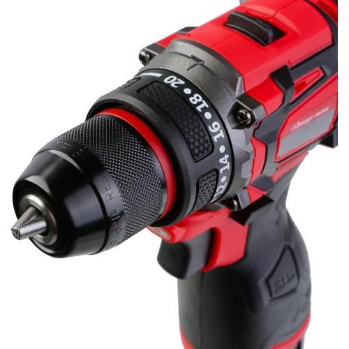 Дрель аккуммуляторная б/щ Энергомаш 16В, 45Нм, 2x2.0Ач, ЗУ,кейс ДШ-18 фото 4 Дрель аккуммуляторная б/щ Энергомаш 16В, 45Нм, 2x2.0Ач, ЗУ,кейс ДШ-18 фото 4