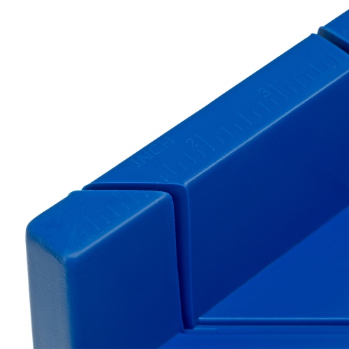 Стусло пластиковое, синее, 4 угла для запила, пила 350 мм Сибртех фото 10