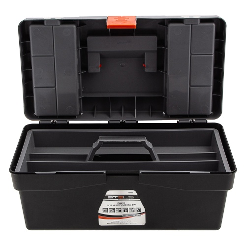 Ящик для инструмента 17", 420 х 220 х 180 мм, пластик Stels фото 7