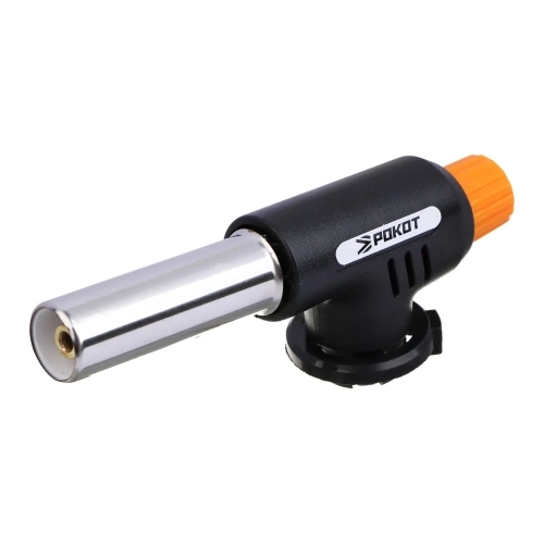 Горелка газовая РОКОТ с пьезорозжигом, цанговый захват, сопло 18.2 мм, 15.1x4х6.5 см 116-053 фото 4