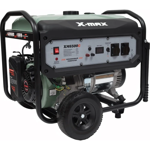 Бензиновый генератор X-MAX (5,5 кВт, ручной стартер, медная  обмотка, без АКБ) XM6500C фото 3